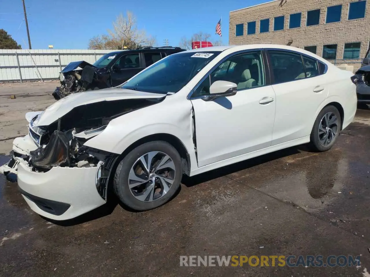 1 fotografías del automóvil dañado 4S3BWAC6XL3017226 SUBARU LEGACY 2020
