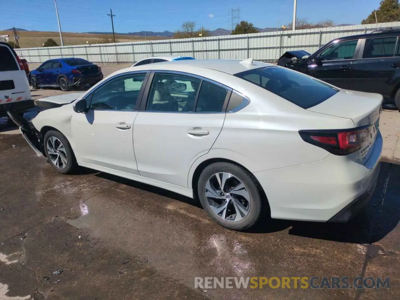 2 fotografías del automóvil dañado 4S3BWAC6XL3017226 SUBARU LEGACY 2020