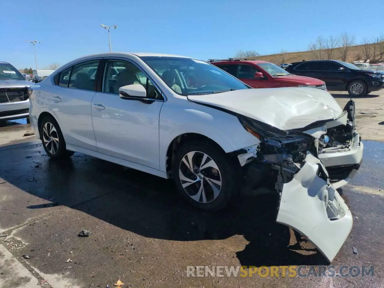 4 fotografías del automóvil dañado 4S3BWAC6XL3017226 SUBARU LEGACY 2020