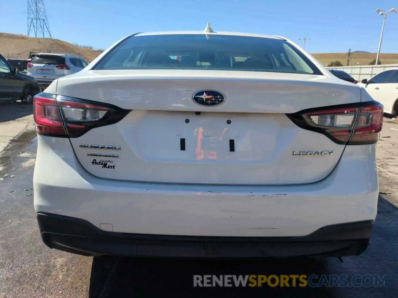 6 fotografías del automóvil dañado 4S3BWAC6XL3017226 SUBARU LEGACY 2020