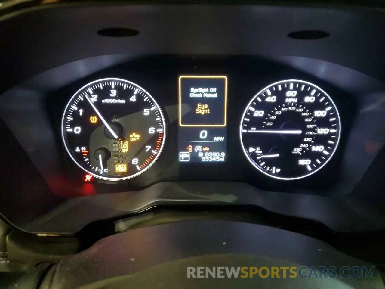 9 fotografías del automóvil dañado 4S3BWAC6XL3026704 SUBARU LEGACY 2020