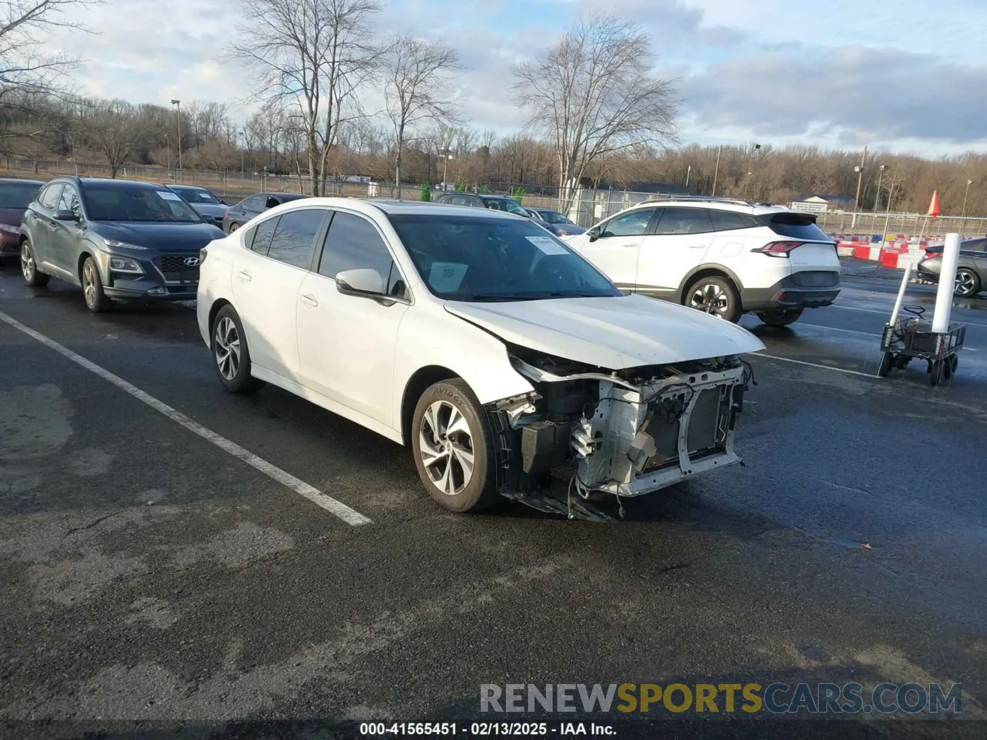 1 fotografías del automóvil dañado 4S3BWAE67L3034241 SUBARU LEGACY 2020