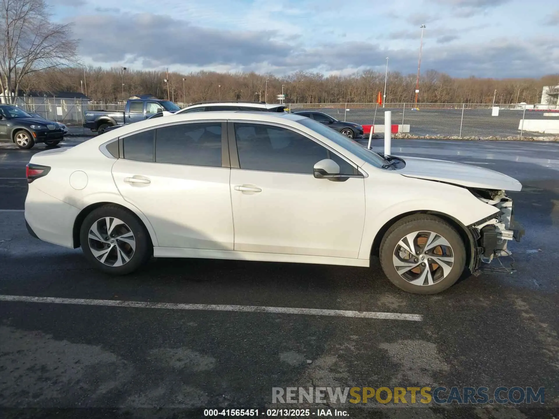 13 fotografías del automóvil dañado 4S3BWAE67L3034241 SUBARU LEGACY 2020