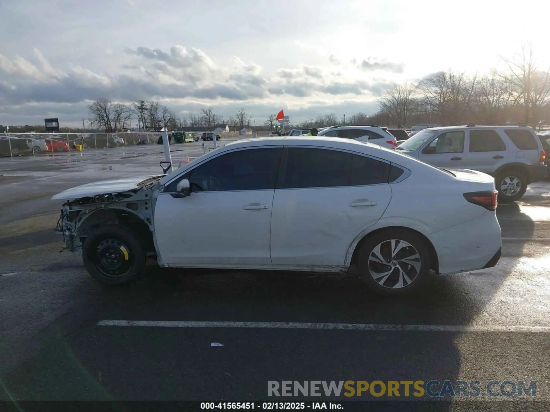 14 fotografías del automóvil dañado 4S3BWAE67L3034241 SUBARU LEGACY 2020