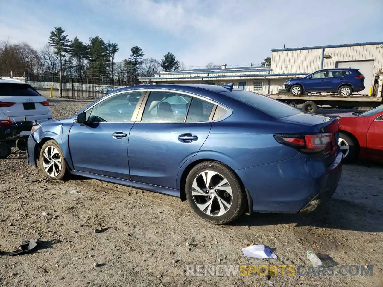 2 fotografías del automóvil dañado 4S3BWAE68L3016718 SUBARU LEGACY 2020