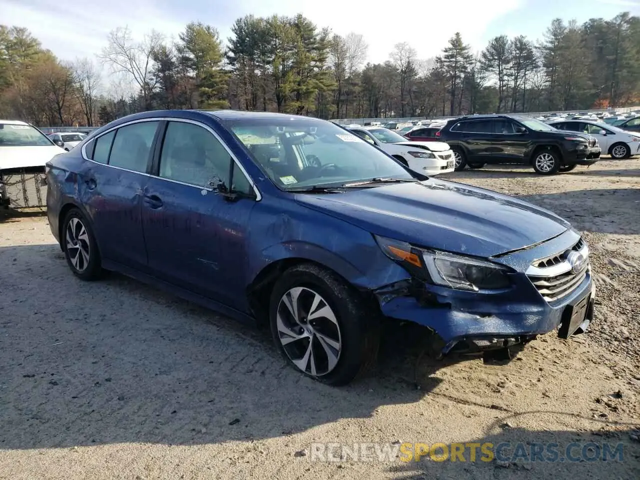 4 fotografías del automóvil dañado 4S3BWAE68L3016718 SUBARU LEGACY 2020