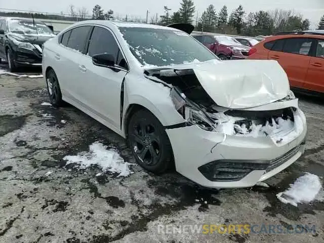 10 fotografías del automóvil dañado 4S3BWAG61L3023197 SUBARU LEGACY 2020