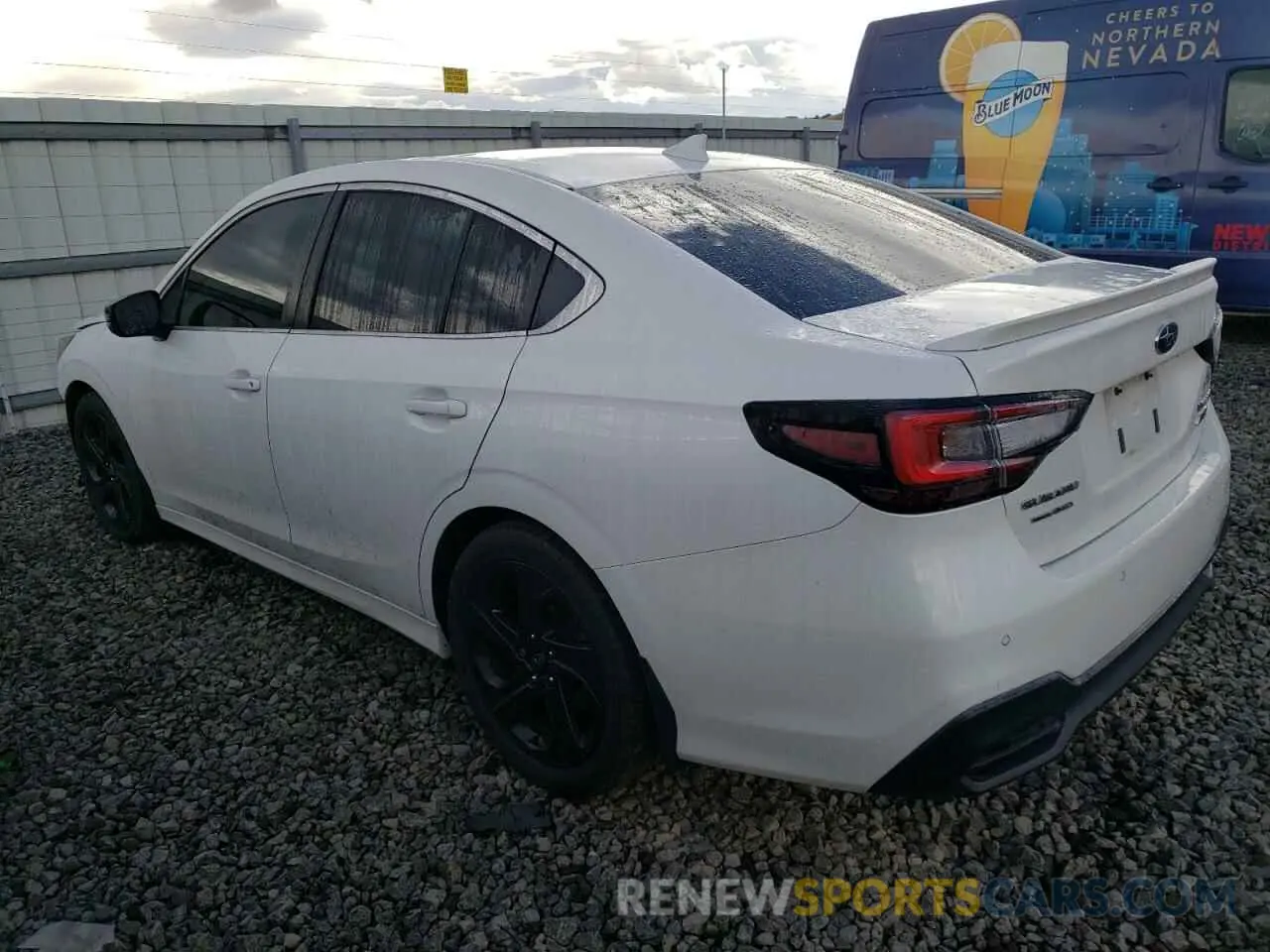 2 fotografías del automóvil dañado 4S3BWAG61L3023846 SUBARU LEGACY 2020