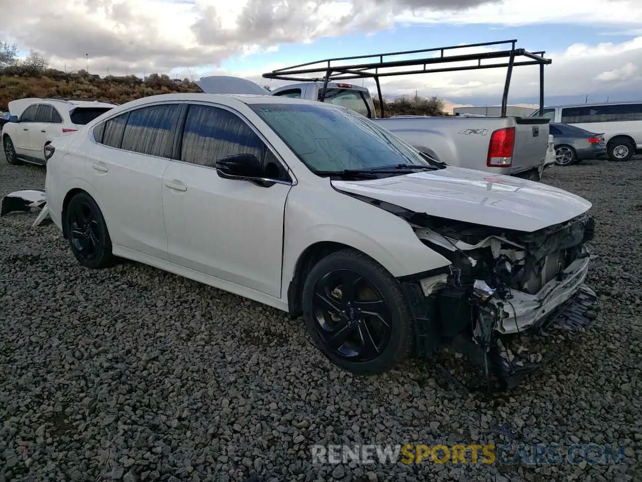 4 fotografías del automóvil dañado 4S3BWAG61L3023846 SUBARU LEGACY 2020
