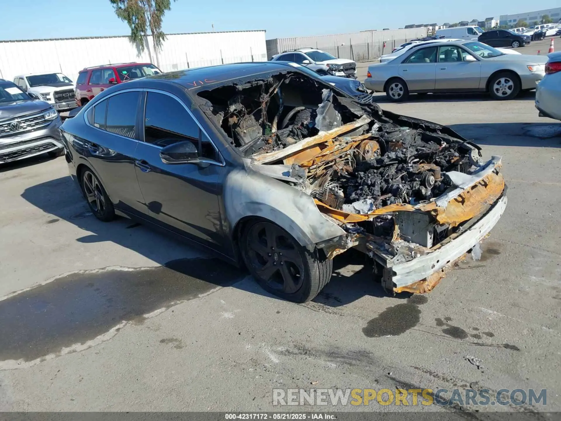 1 fotografías del automóvil dañado 4S3BWAG64L3009956 SUBARU LEGACY 2020