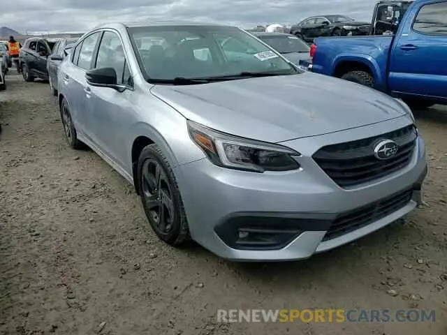 10 fotografías del automóvil dañado 4S3BWAG66L3006623 SUBARU LEGACY 2020