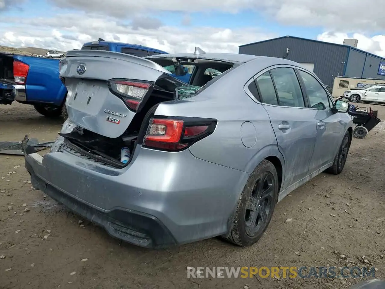 3 fotografías del automóvil dañado 4S3BWAG66L3006623 SUBARU LEGACY 2020