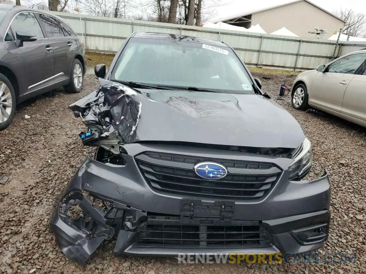 5 fotografías del automóvil dañado 4S3BWAG66L3015886 SUBARU LEGACY 2020
