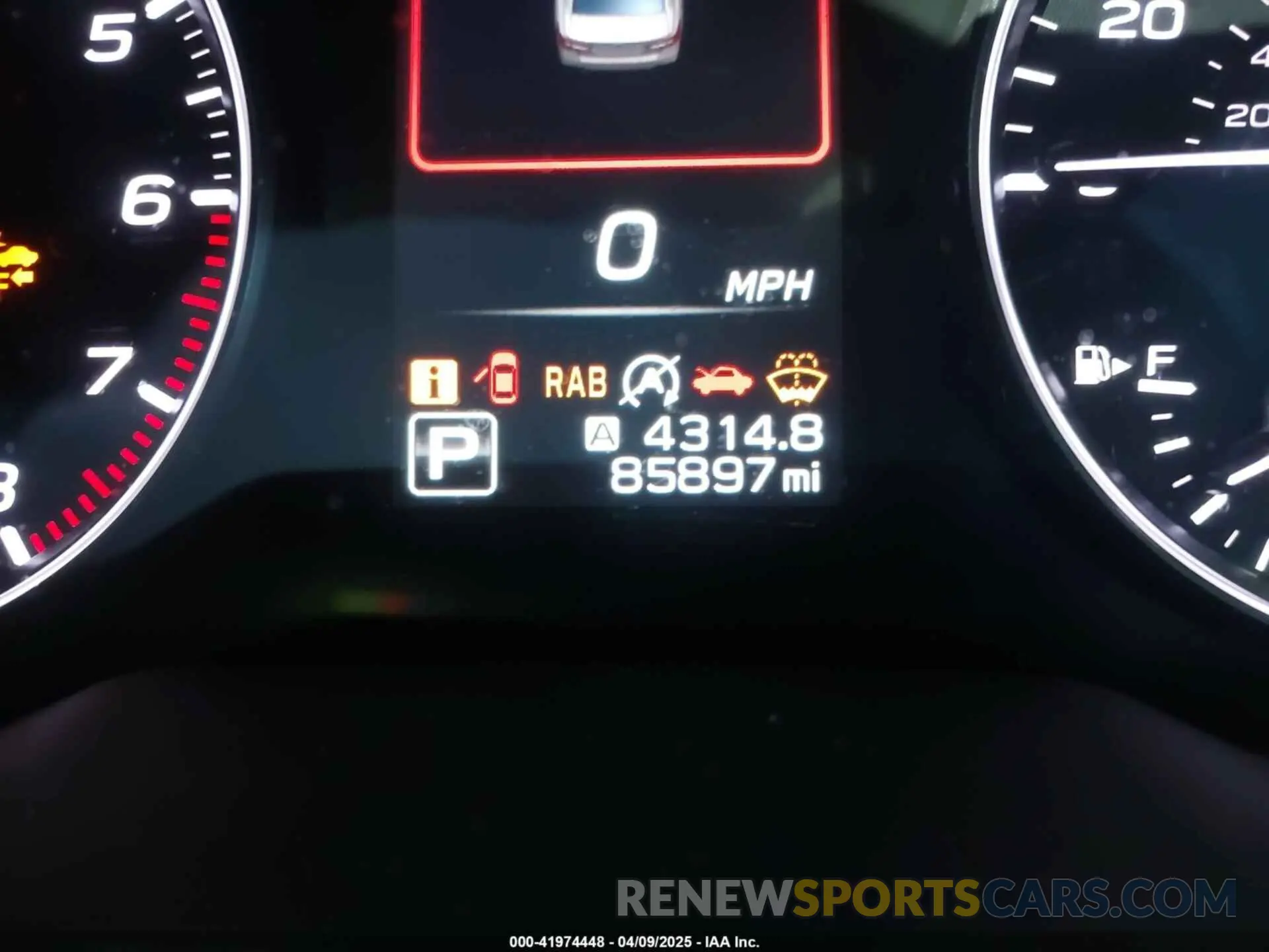 16 fotografías del automóvil dañado 4S3BWAG67L3009966 SUBARU LEGACY 2020