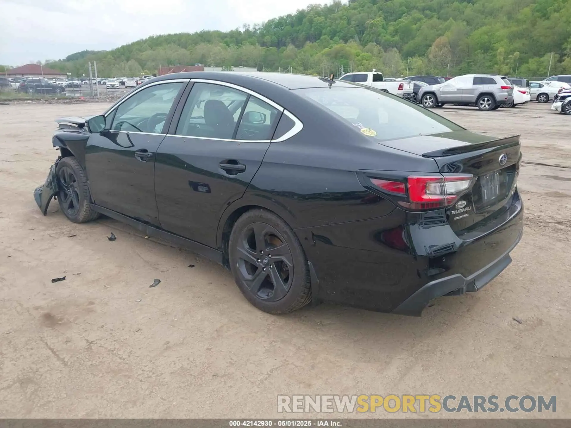 3 fotografías del automóvil dañado 4S3BWAG68L3022998 SUBARU LEGACY 2020