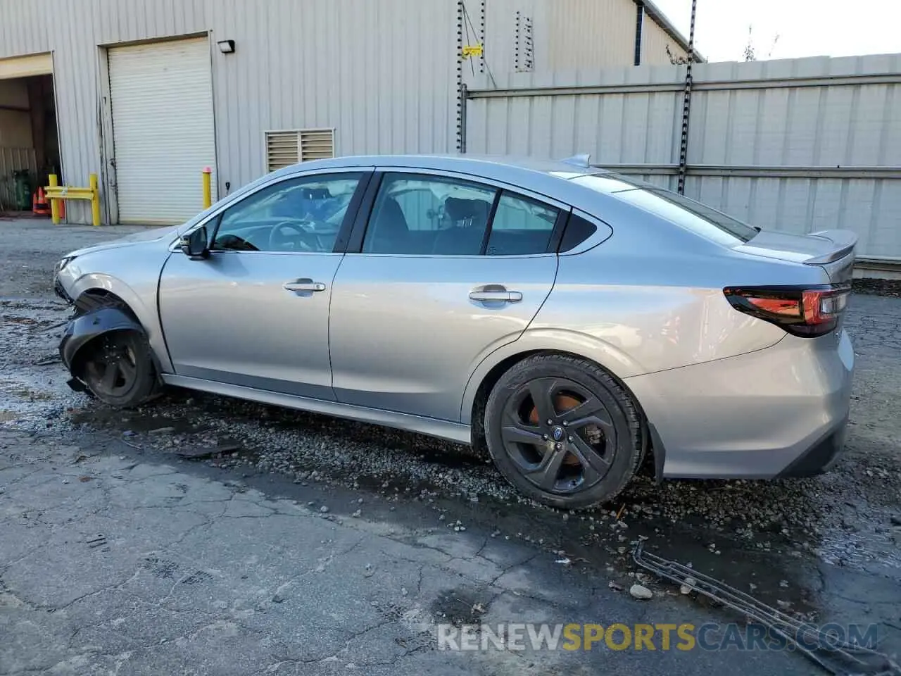 2 fotografías del automóvil dañado 4S3BWAG68L3030776 SUBARU LEGACY 2020