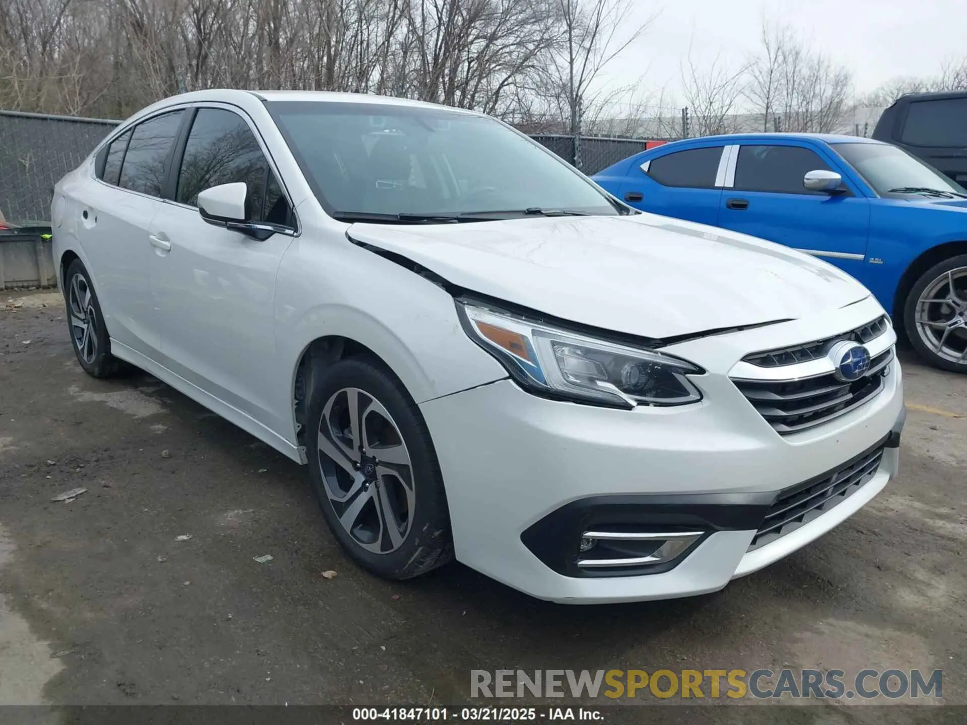 1 fotografías del automóvil dañado 4S3BWAL61L3003411 SUBARU LEGACY 2020