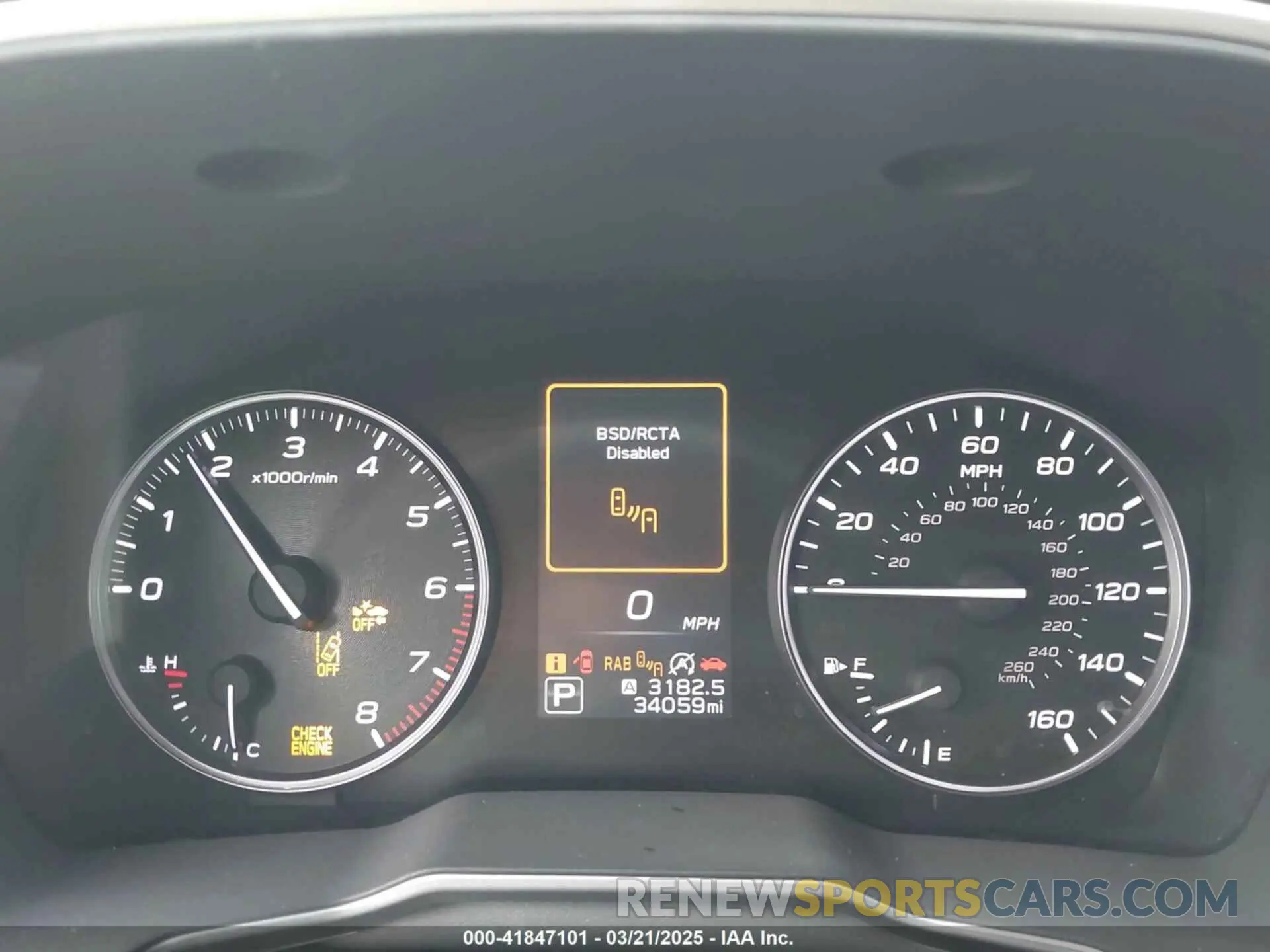 7 fotografías del automóvil dañado 4S3BWAL61L3003411 SUBARU LEGACY 2020