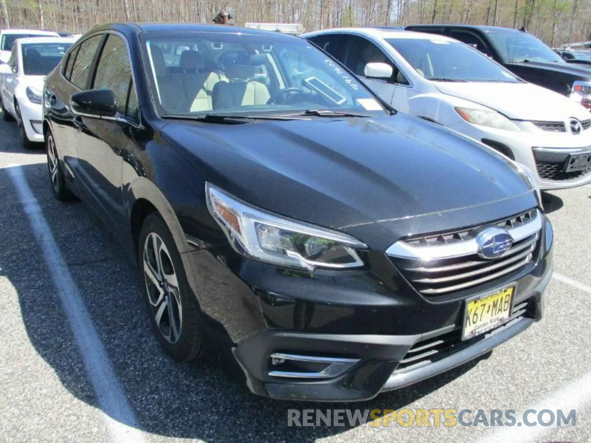2 fotografías del automóvil dañado 4S3BWAL67L3012176 SUBARU LEGACY 2020
