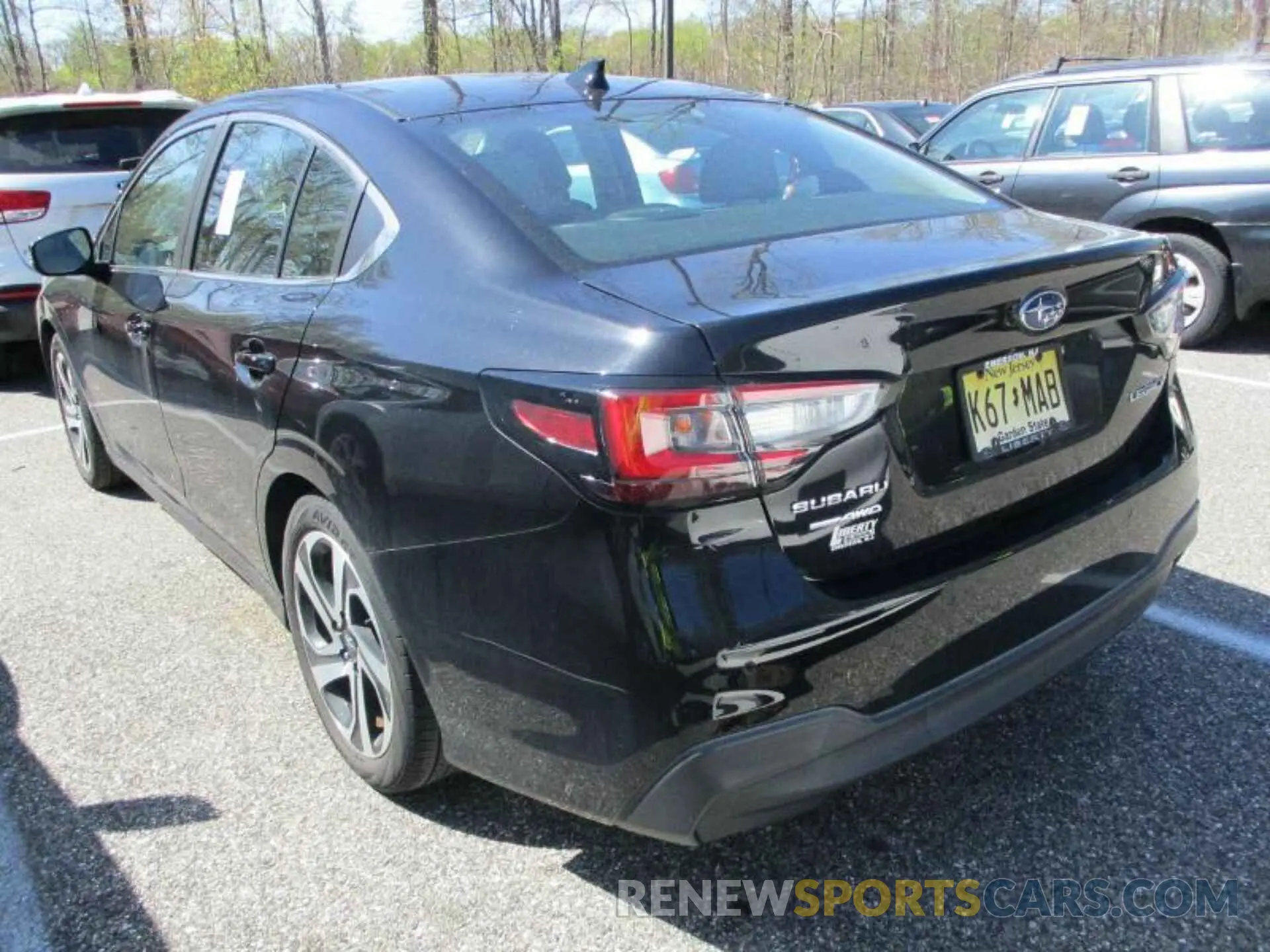 7 fotografías del automóvil dañado 4S3BWAL67L3012176 SUBARU LEGACY 2020