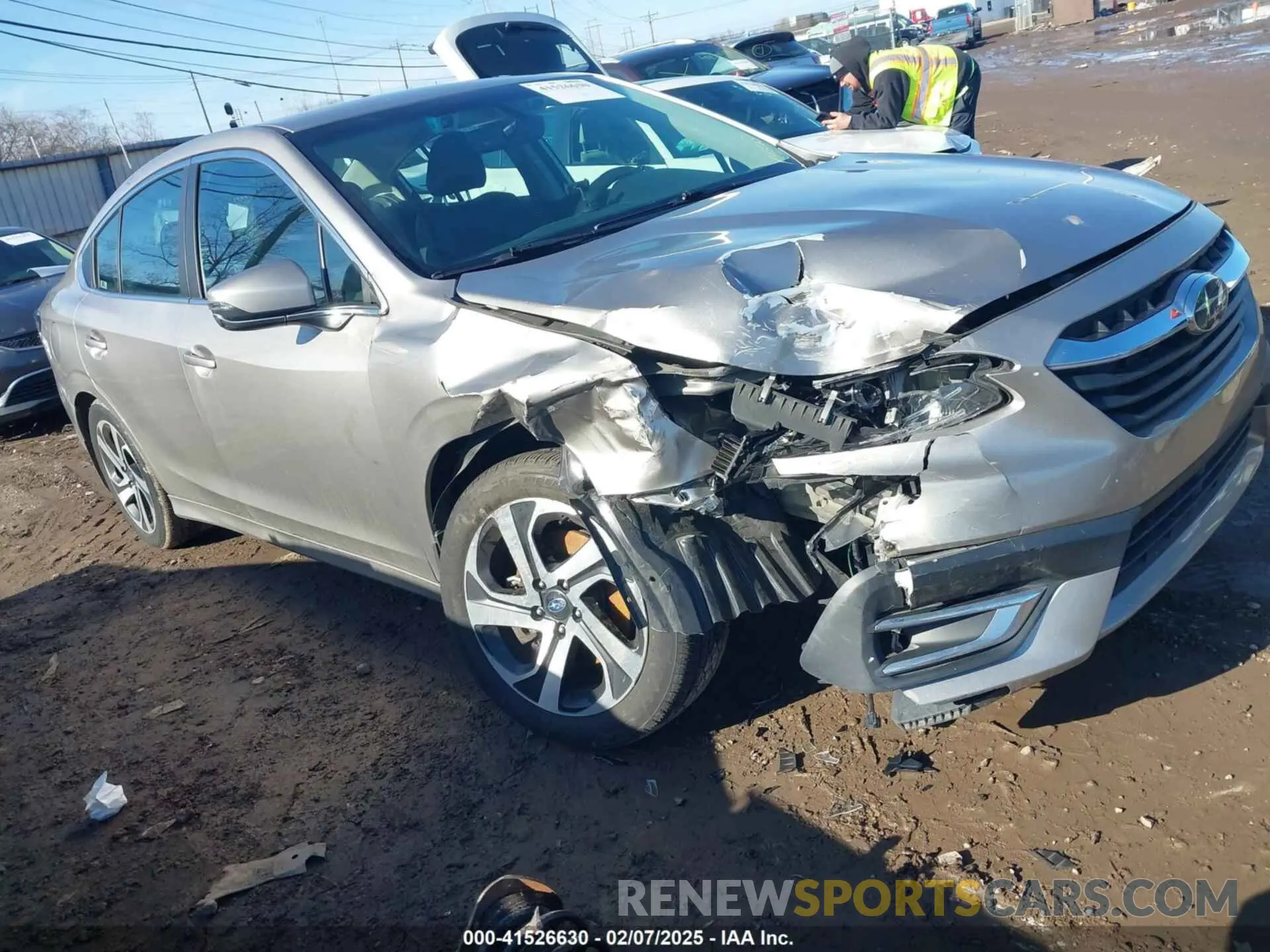 1 fotografías del automóvil dañado 4S3BWAL69L3032686 SUBARU LEGACY 2020