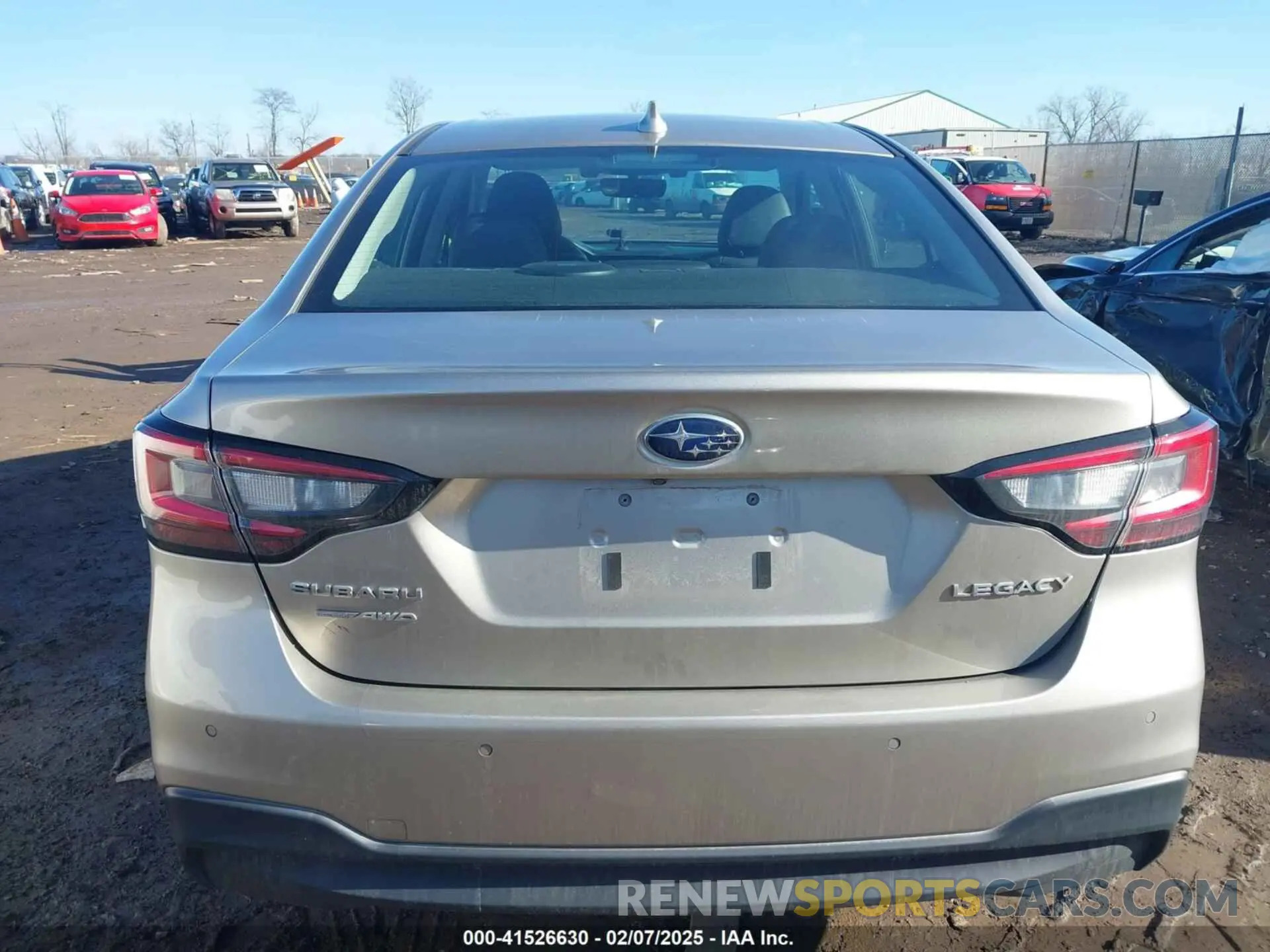 16 fotografías del automóvil dañado 4S3BWAL69L3032686 SUBARU LEGACY 2020