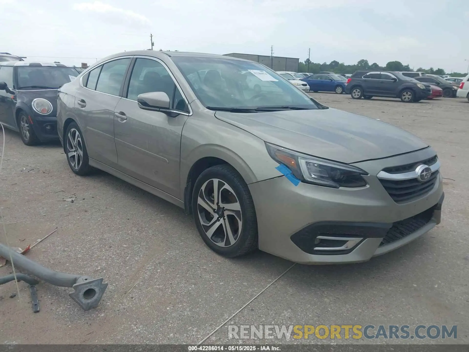 1 fotografías del automóvil dañado 4S3BWAN60L3026689 SUBARU LEGACY 2020