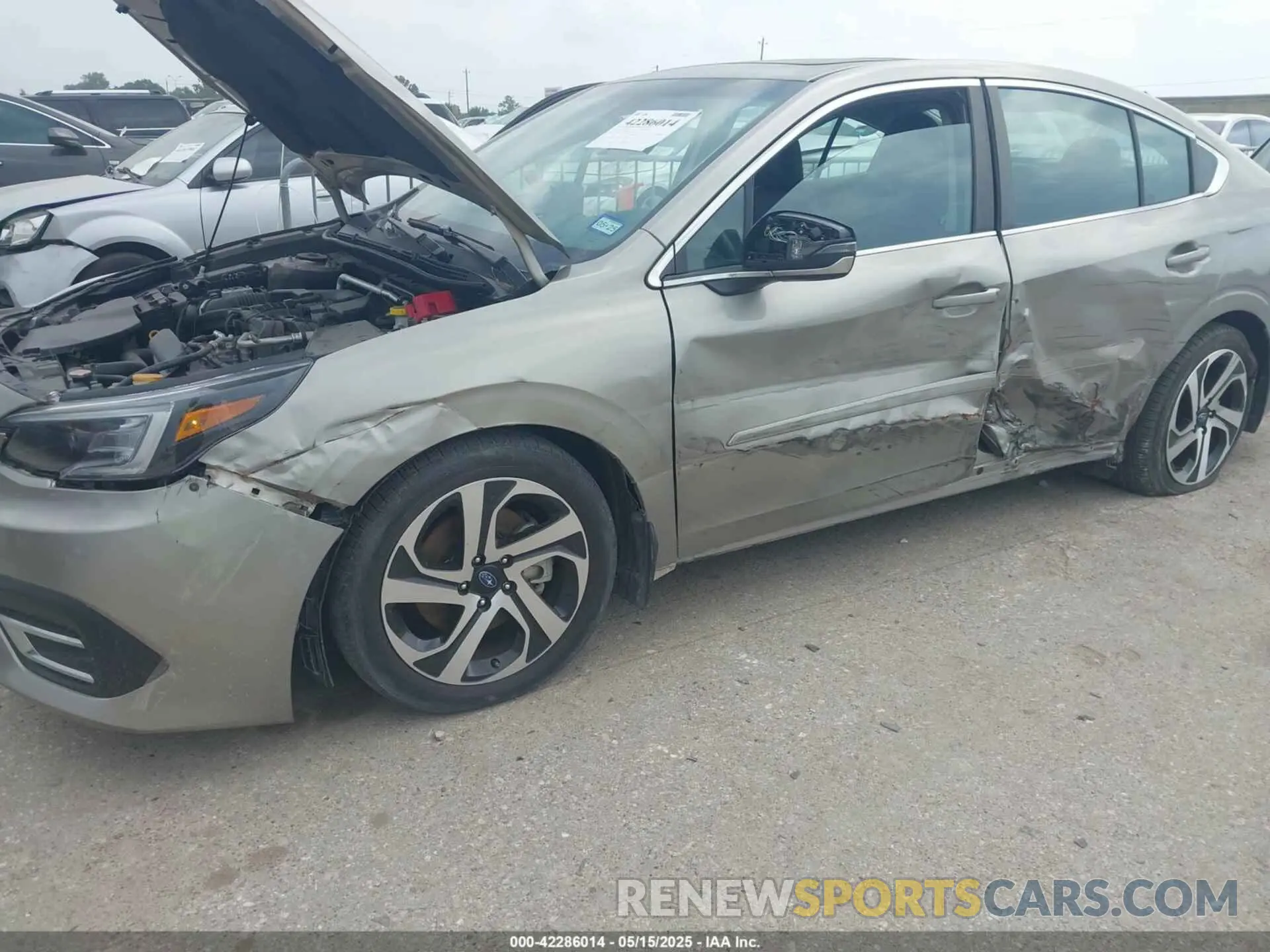 6 fotografías del automóvil dañado 4S3BWAN60L3026689 SUBARU LEGACY 2020
