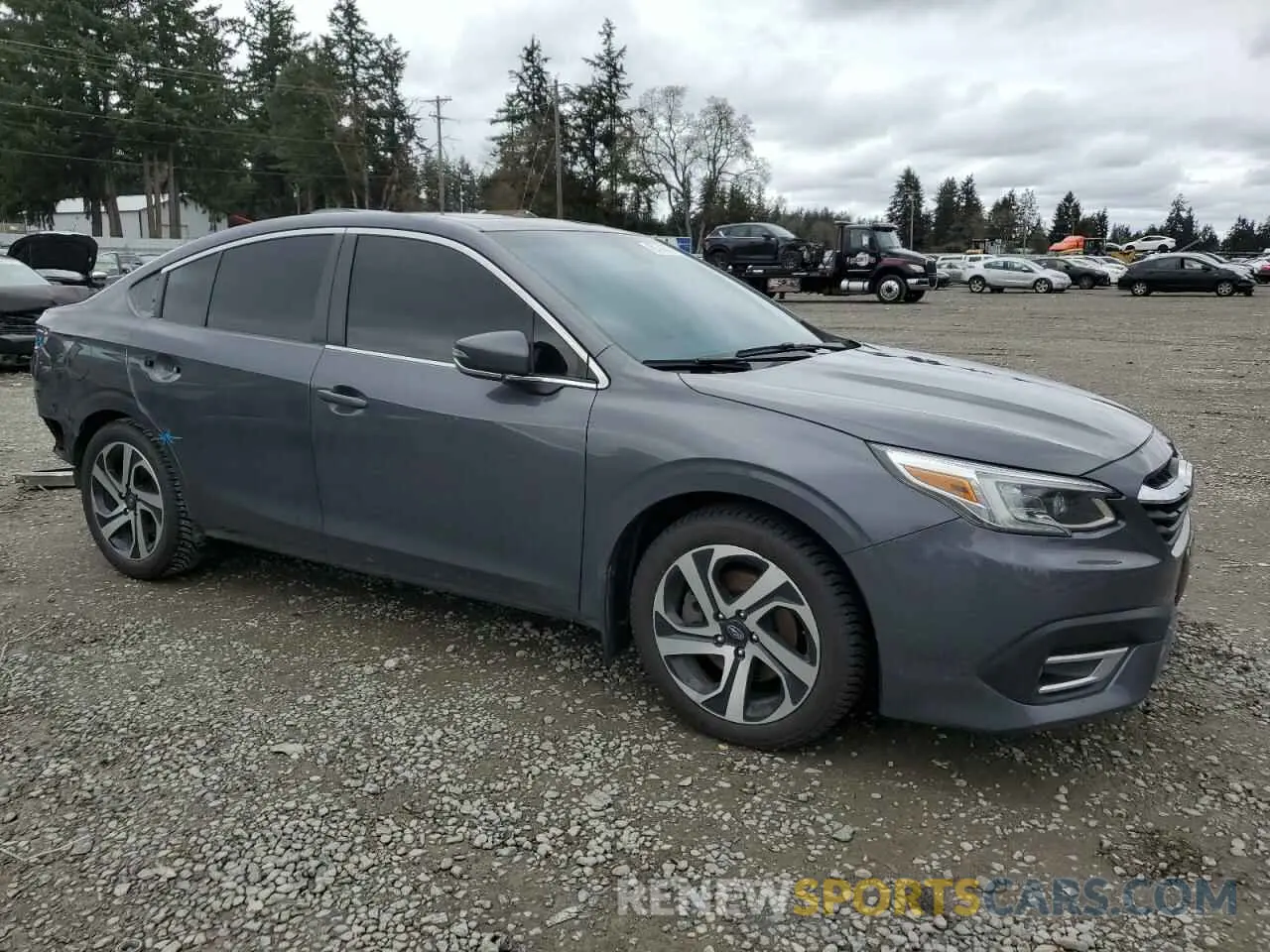 4 fotografías del automóvil dañado 4S3BWAN60L3028958 SUBARU LEGACY 2020