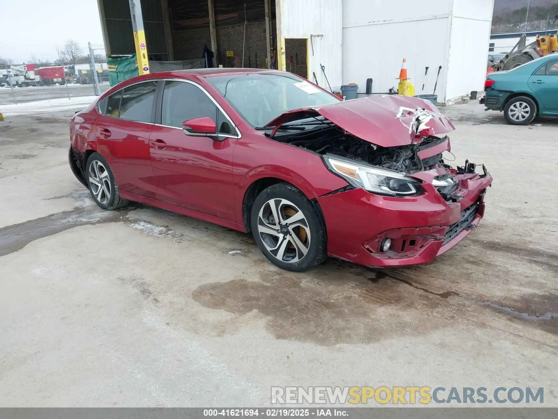 1 fotografías del automóvil dañado 4S3BWAN64L3021964 SUBARU LEGACY 2020
