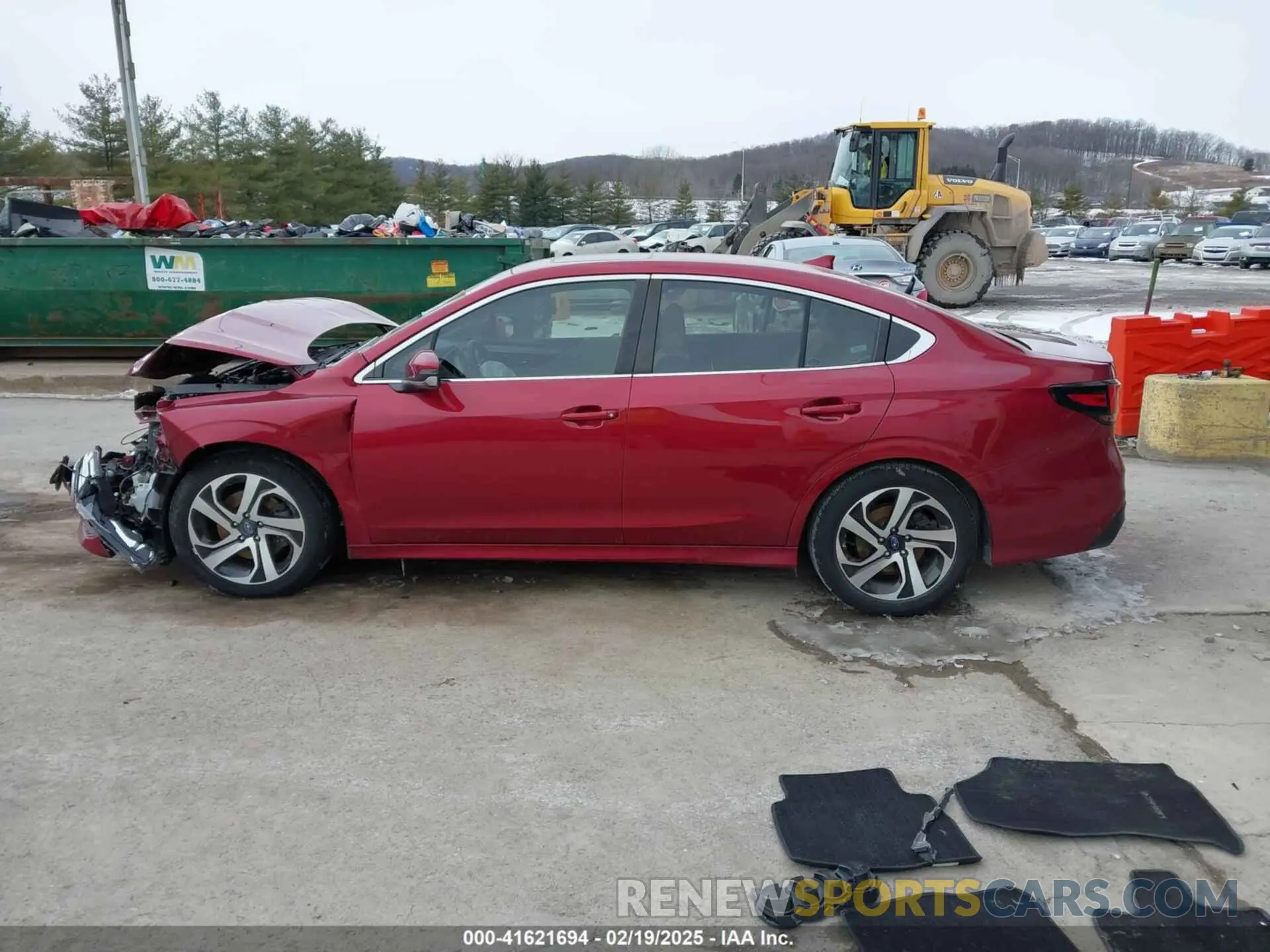 14 fotografías del automóvil dañado 4S3BWAN64L3021964 SUBARU LEGACY 2020
