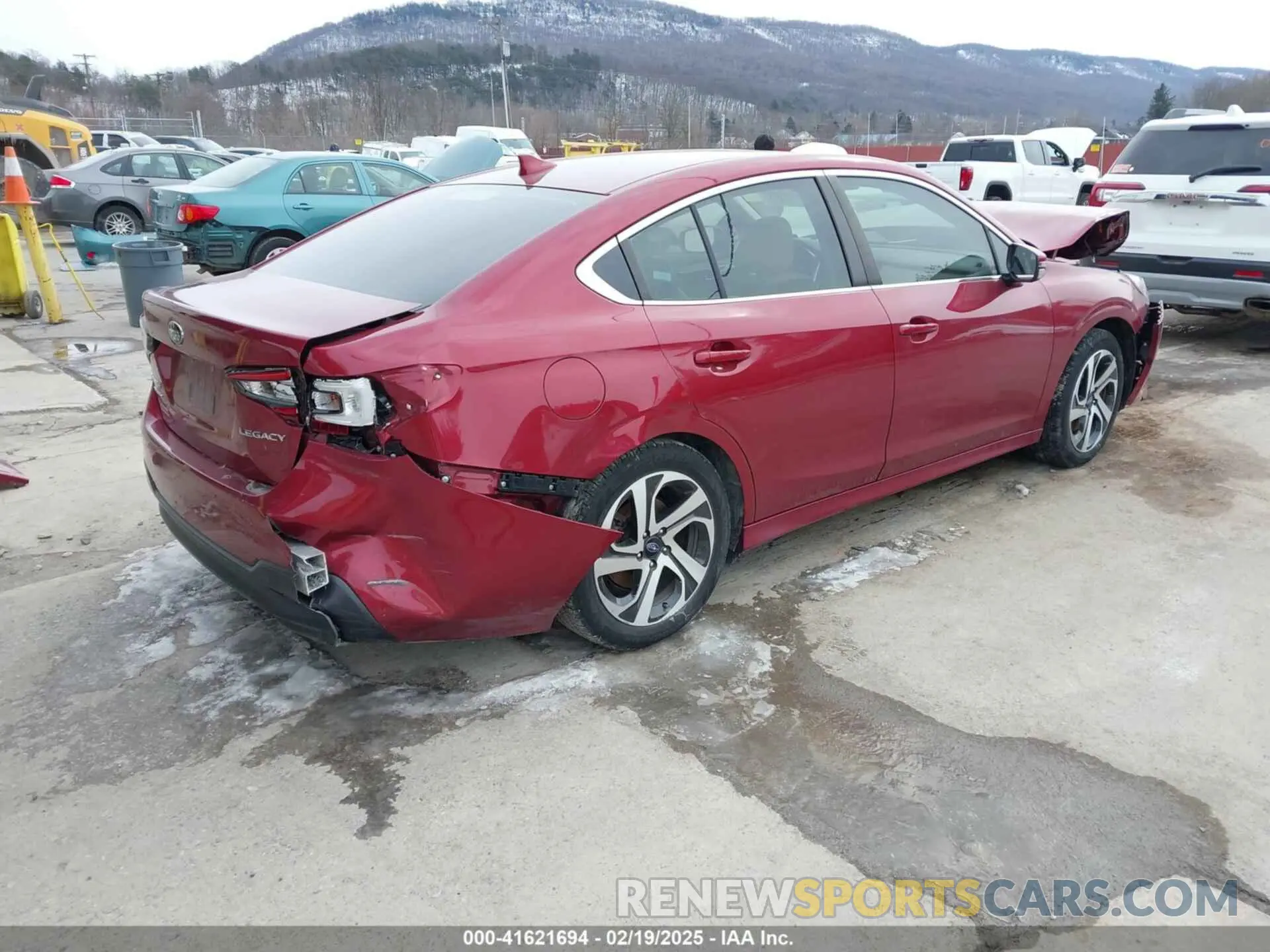 4 fotografías del automóvil dañado 4S3BWAN64L3021964 SUBARU LEGACY 2020
