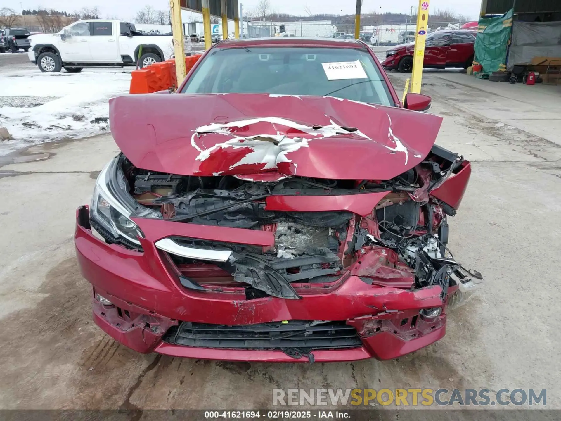 6 fotografías del automóvil dañado 4S3BWAN64L3021964 SUBARU LEGACY 2020
