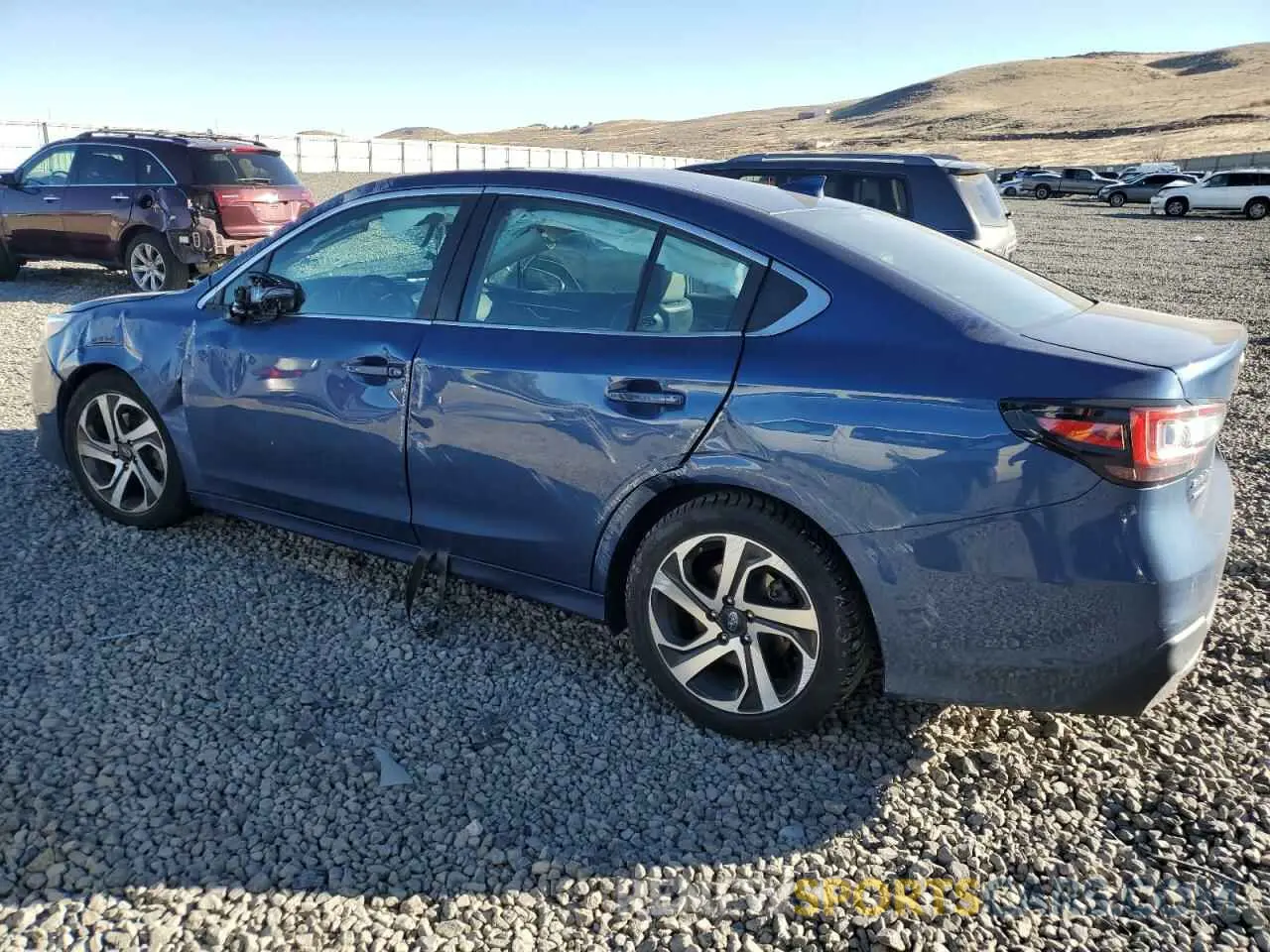 2 fotografías del automóvil dañado 4S3BWAN65L3027191 SUBARU LEGACY 2020
