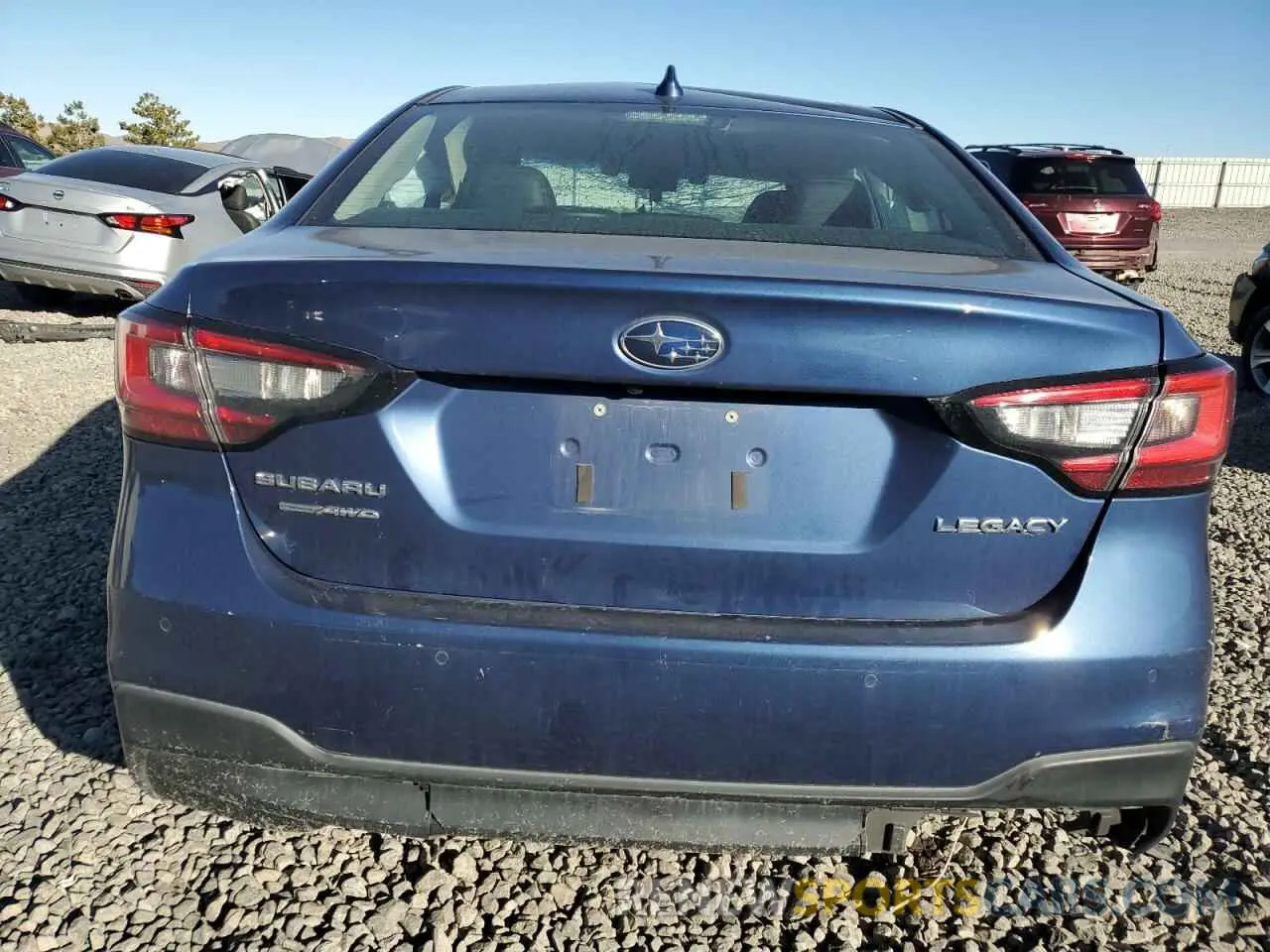 6 fotografías del automóvil dañado 4S3BWAN65L3027191 SUBARU LEGACY 2020