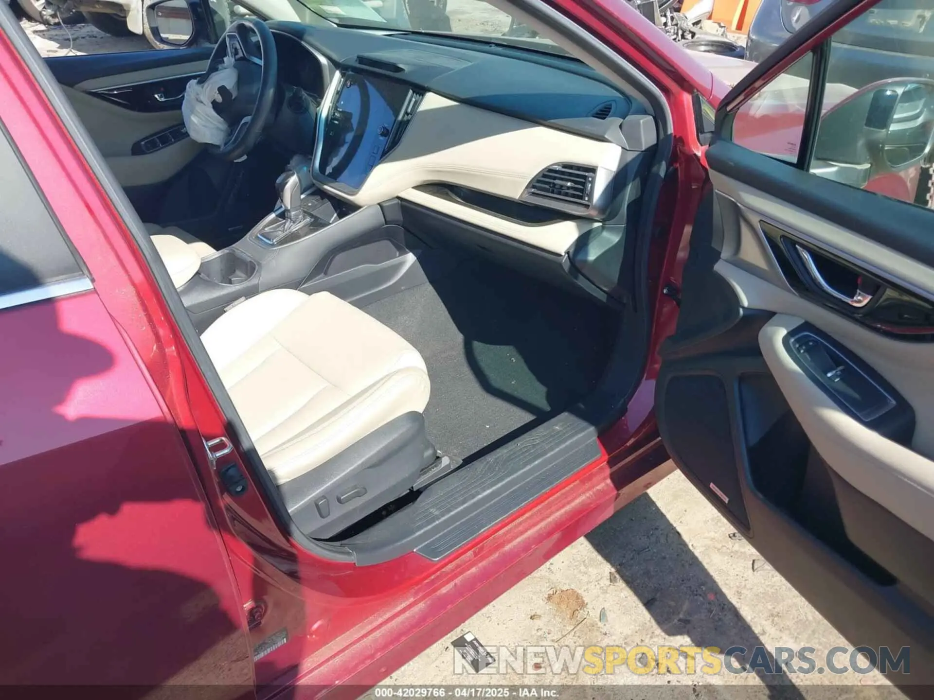 5 fotografías del automóvil dañado 4S3BWAN67L3007010 SUBARU LEGACY 2020
