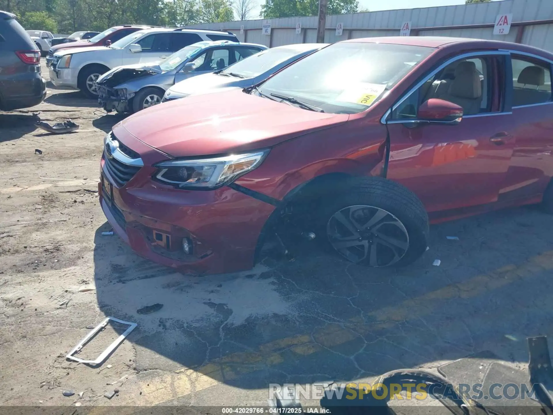6 fotografías del automóvil dañado 4S3BWAN67L3007010 SUBARU LEGACY 2020