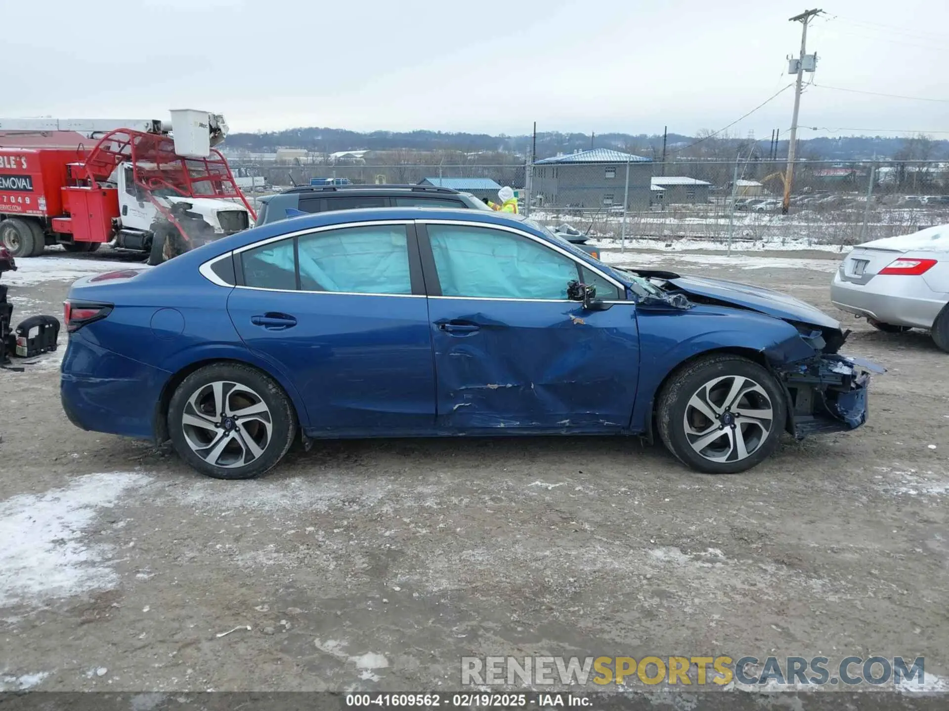 14 fotografías del automóvil dañado 4S3BWAN67L3017181 SUBARU LEGACY 2020