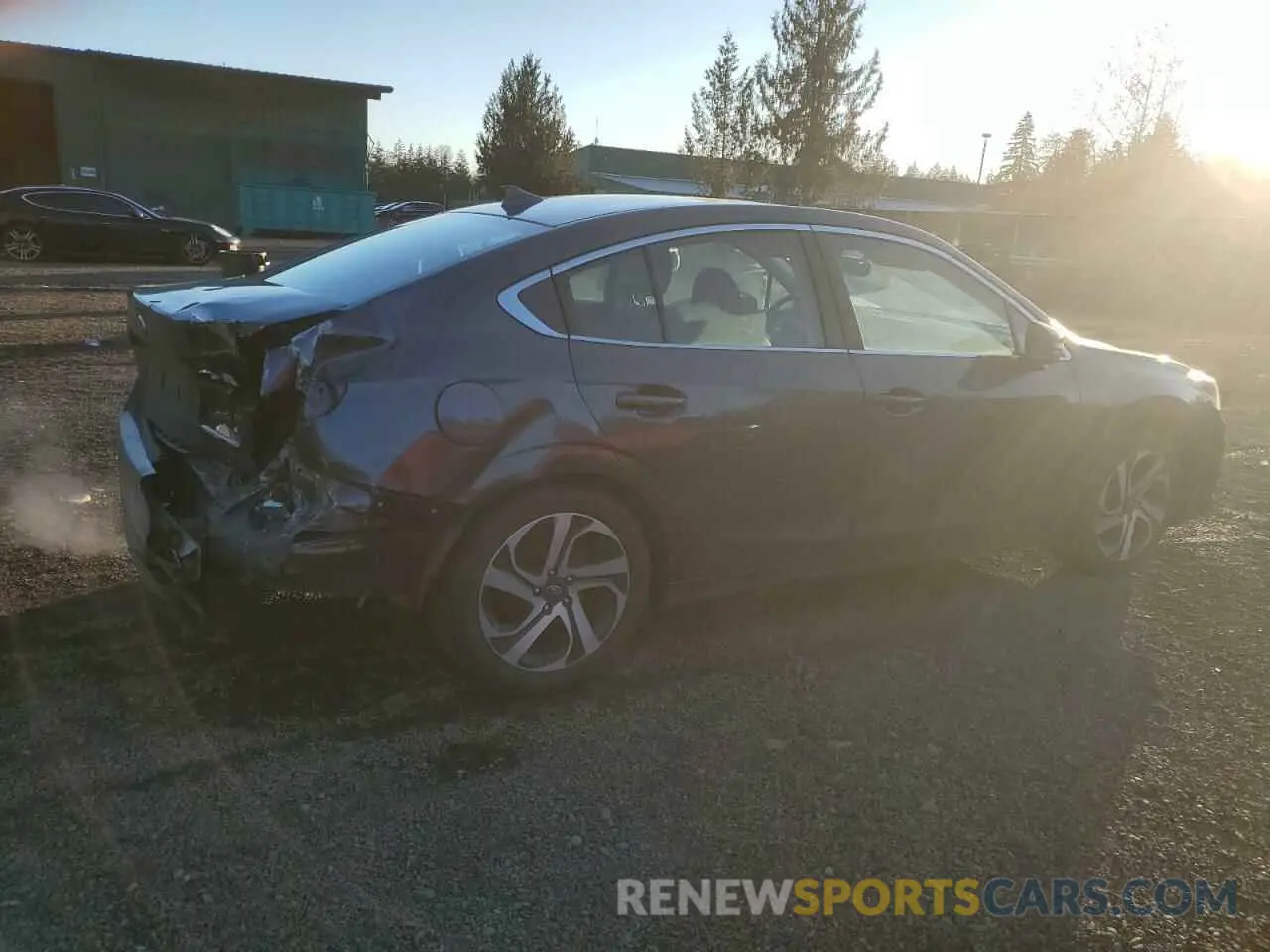 3 fotografías del automóvil dañado 4S3BWAN67L3021098 SUBARU LEGACY 2020