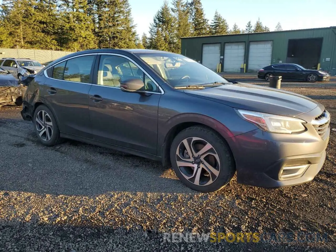 4 fotografías del automóvil dañado 4S3BWAN67L3021098 SUBARU LEGACY 2020