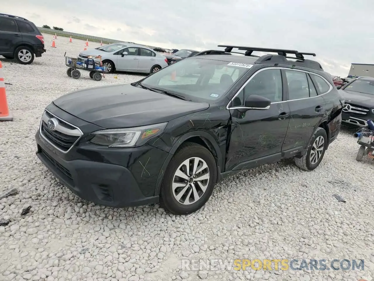 1 fotografías del automóvil dañado 4S4BTAAC1L3250182 SUBARU LEGACY 2020