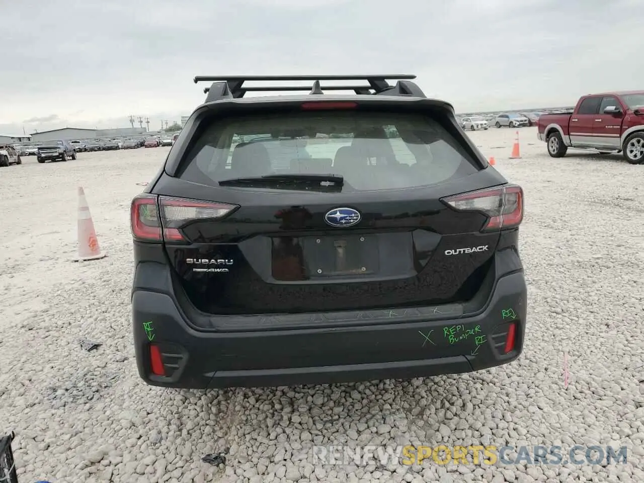 6 fotografías del automóvil dañado 4S4BTAAC1L3250182 SUBARU LEGACY 2020