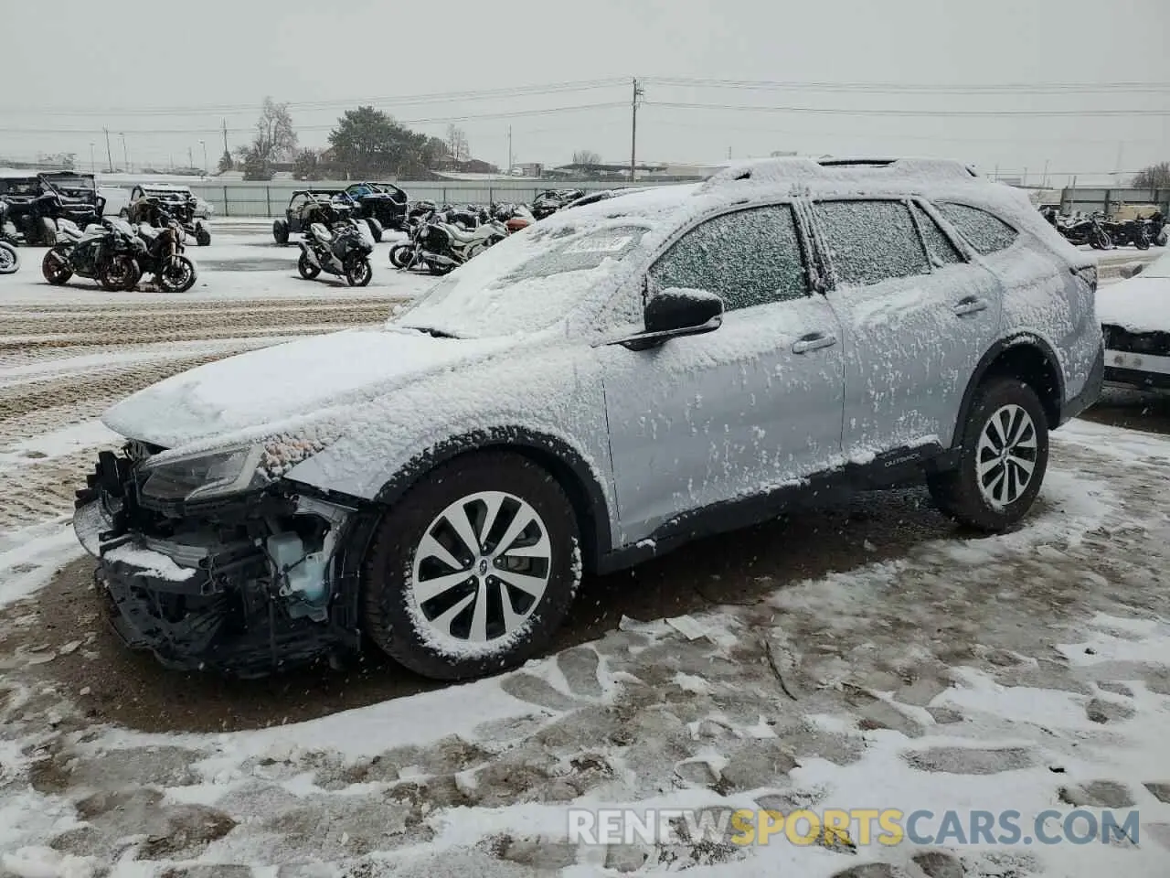 1 fotografías del automóvil dañado 4S4BTAAC3L3212727 SUBARU LEGACY 2020