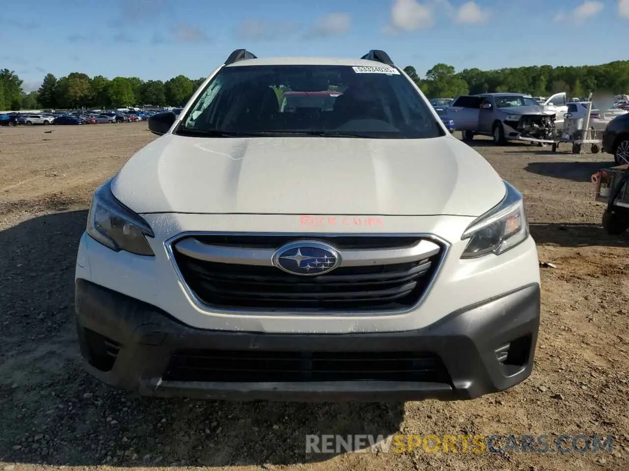 5 fotografías del automóvil dañado 4S4BTAAC6L3252817 SUBARU LEGACY 2020