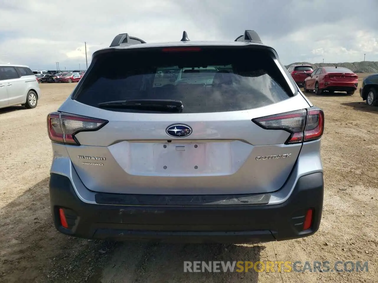 6 fotografías del automóvil dañado 4S4BTAAC7L3130032 SUBARU LEGACY 2020