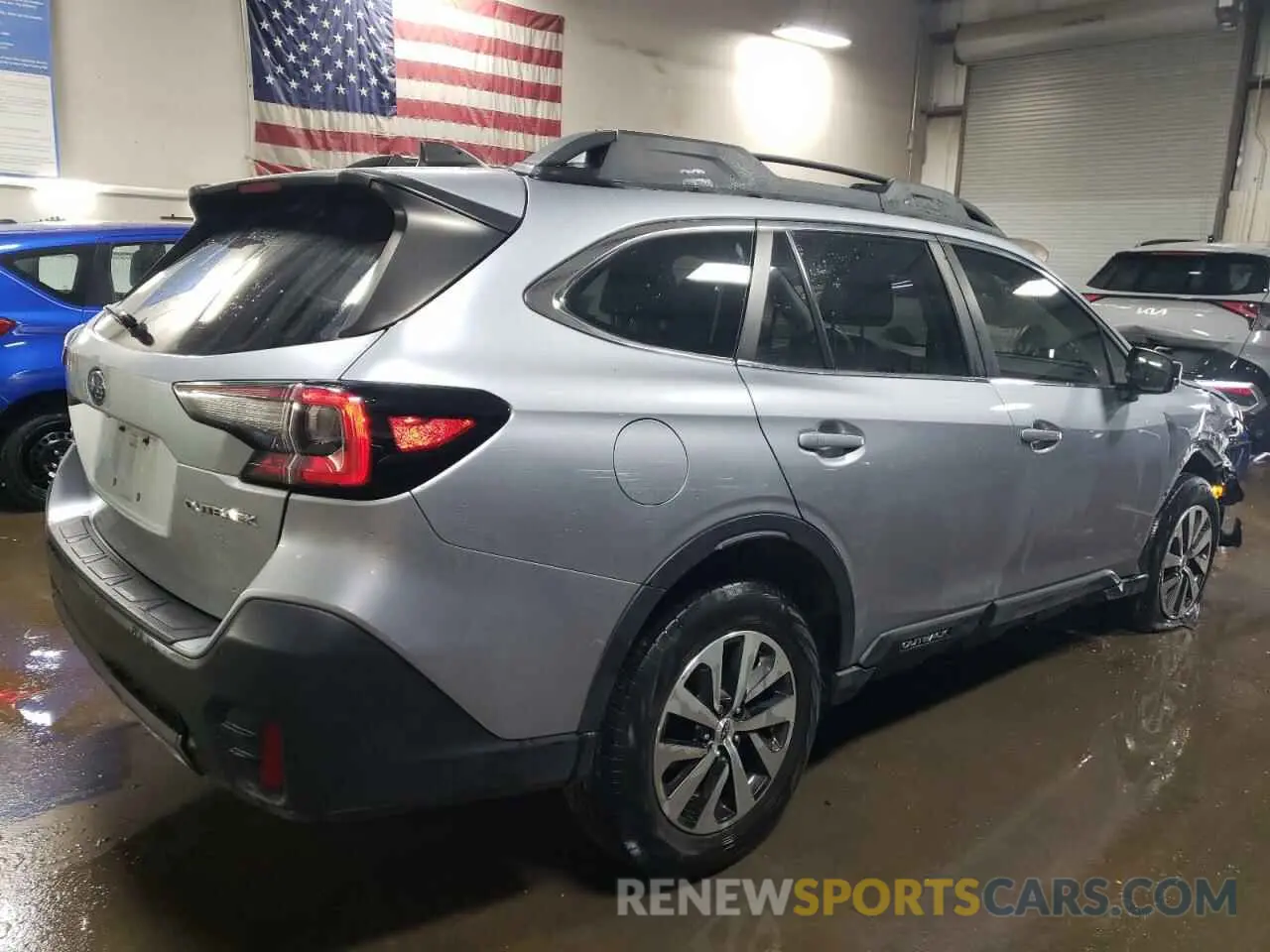 3 fotografías del automóvil dañado 4S4BTAAC8L3236781 SUBARU LEGACY 2020