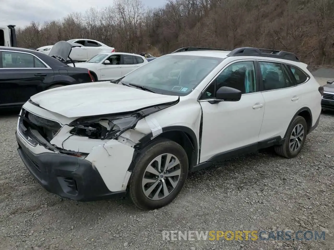 1 fotografías del automóvil dañado 4S4BTAAC9L3113216 SUBARU LEGACY 2020