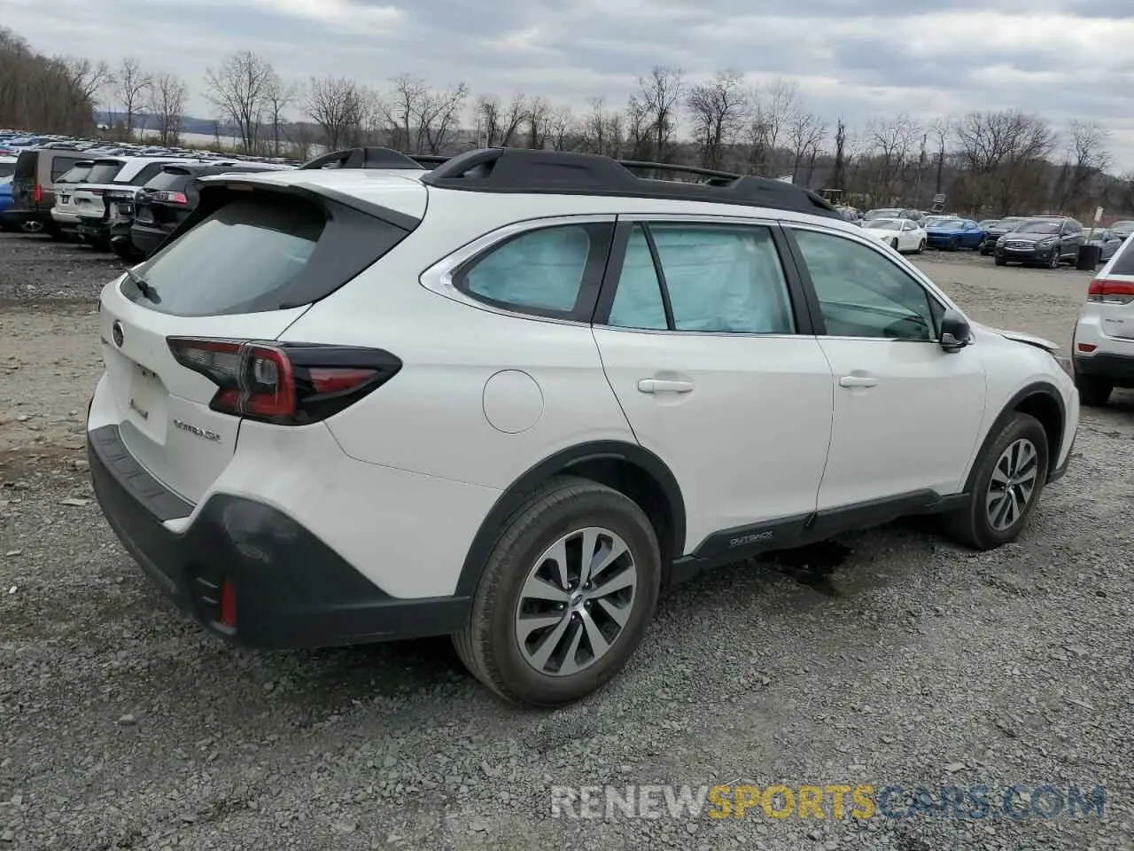 3 fotografías del automóvil dañado 4S4BTAAC9L3113216 SUBARU LEGACY 2020