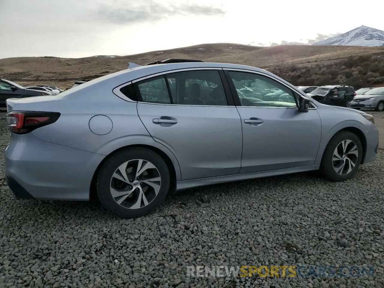 3 fotografías del automóvil dañado 4S3BWAB61M3016808 SUBARU LEGACY 2021