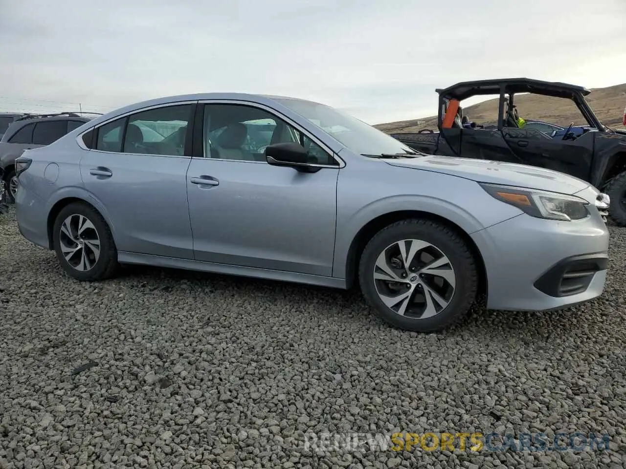 4 fotografías del automóvil dañado 4S3BWAB61M3016808 SUBARU LEGACY 2021